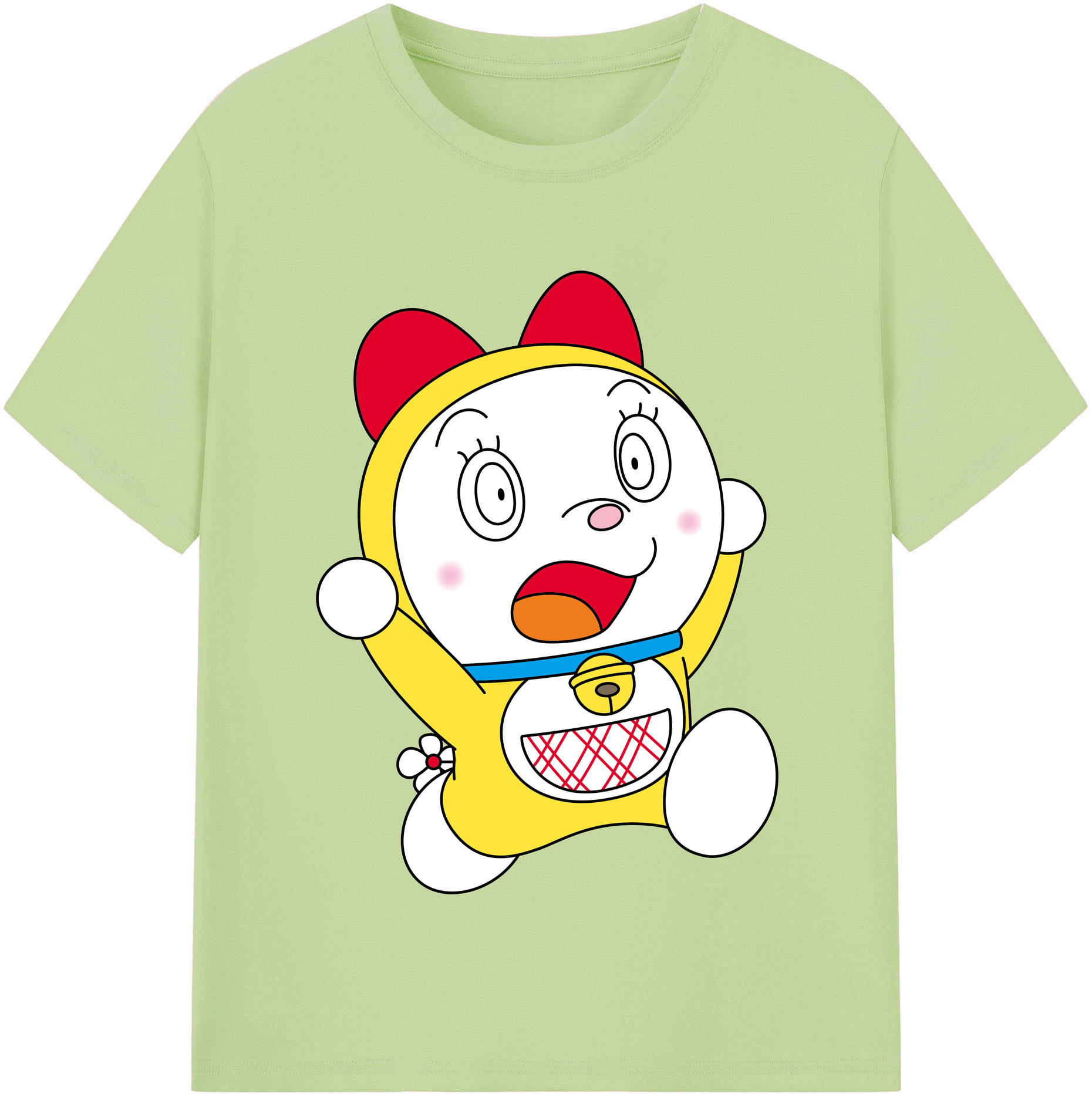 （画像用） ドラえもん ドラミ Doraemon Dorami 綿100％半袖Tシャツ（フロントプリント）